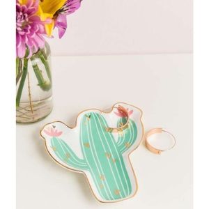 Mint Cactus Trinket Dish 🌵 Francesca’s 🌵 Jewelry Holder
